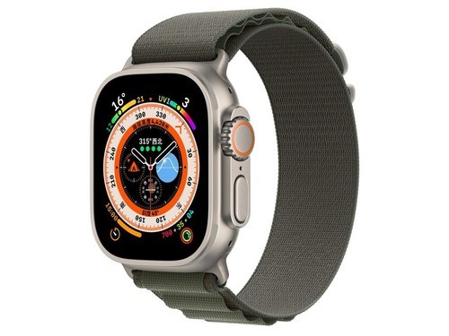 Apple Watch Ultra 49mm（GPS+蜂窝网络/钛金属表壳/绿色高山回环式表带/小号）评测文章