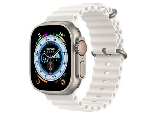 Apple Watch Ultra 49mm（GPS+蜂窝网络/钛金属表壳/白色海洋表带）