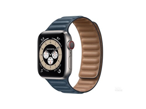 Apple Watch Series 6 44mm（GPS+蜂窝网络/钛金属表壳/皮制链式表带）评测文章