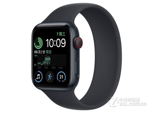 Apple（苹果）Watch Series SE午夜色铝金属表壳单圈表带 午夜色 GPS+蜂窝网络 44mm