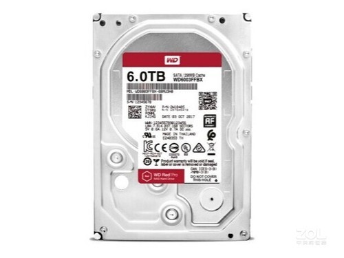 西部数据红盘Pro 6TB 7200转 256MB SATA3（WD6003FFBX）