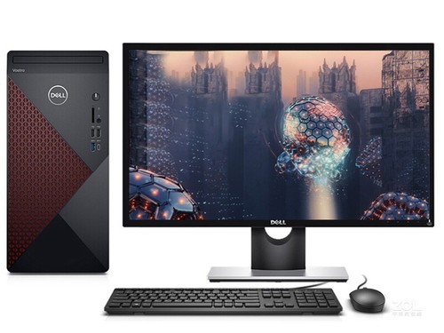 戴尔Vostro 成就 5880(i7 10700/16GB/256GB+2TB/GTX1660Ti/23.6LCD)