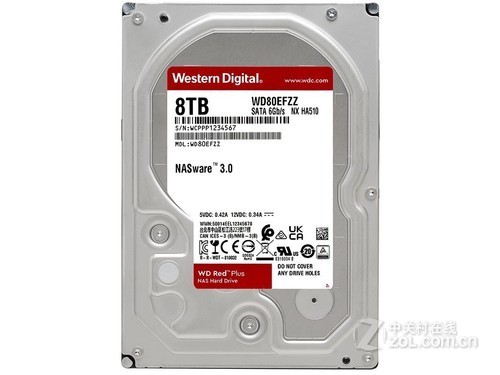 西部数据红盘Plus 8TB 5640转 128MB SATA3（WD80EFZZ）评测文章