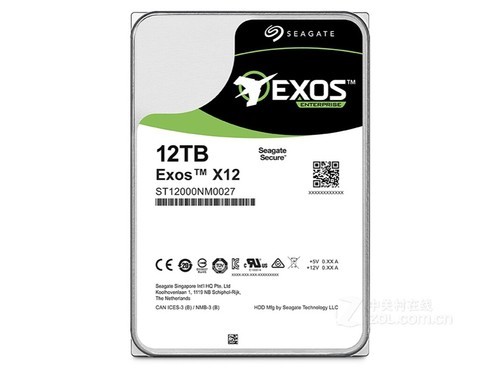 希捷Exos X12 12TB 7200转 256MB SAS（ST12000NM0027）