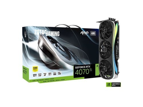 索泰GeForce RTX 4070Ti-12GB AMP EXTREME AIRO