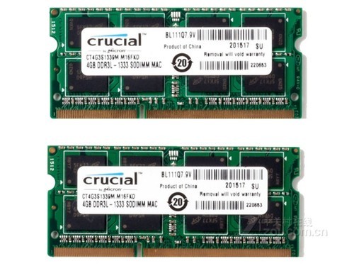 英睿达8GB DDR3 1333（CT2C4G3S1339M）评测文章