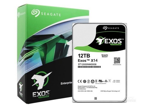 希捷银河Exos X14 12TB 7200转 256MB SATA3（ST12000NM0008）