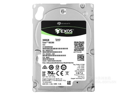 希捷Exos 10E300 300GB 10000转 128MB SAS（ST300MM0048）