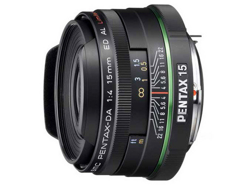 宾得DA 15mm f/4 ED AL Limited