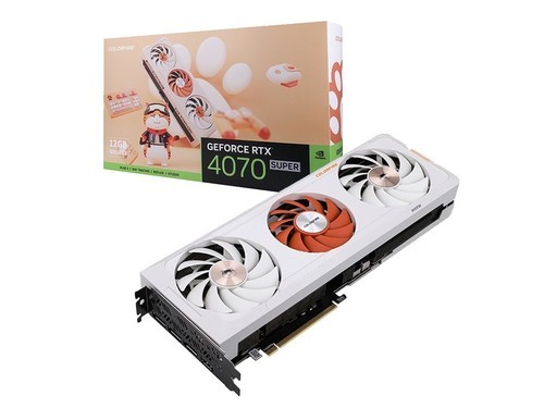 七彩虹COLORFIRE GeForce RTX 4070 SUPER 橘影橙 12GB