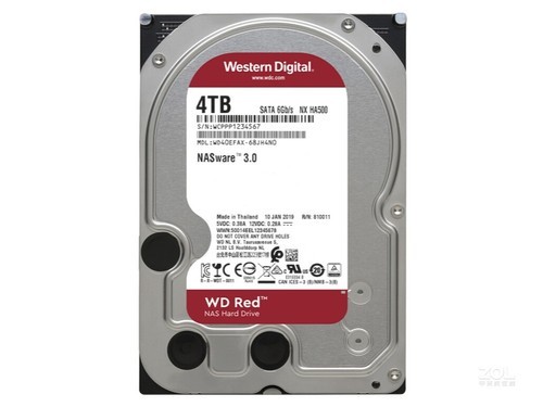 西部数据红盘 4TB 5400转 256MB SATA3（WD40EFAX）评测文章