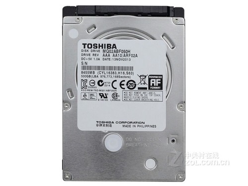 东芝500GB 5400转 64M SATA3（MQ02ABF050H）评测文章