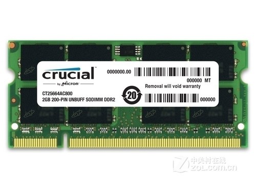 英睿达2GB DDR2 800（CT25664AC800）评测文章