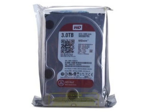 西部数据红盘 3TB 5400转 64MB SATA3（WD30EFRX）