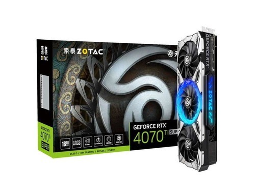 索泰GeForce RTX 4070Ti SUPER-16GB 天启 OC