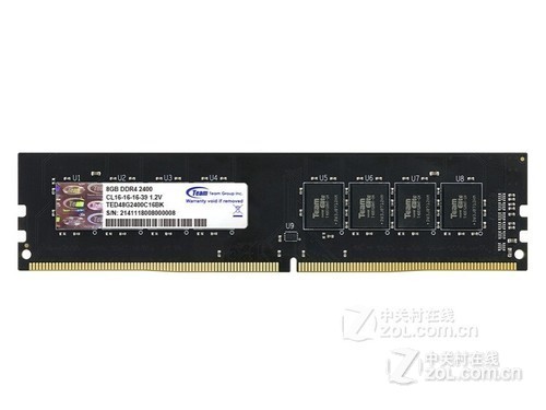 Team 8GB DDR4 2400（TED48G2400C16BK）