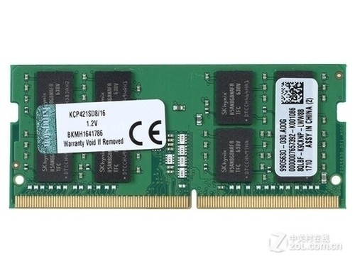 金士顿系统指定内存 16GB DDR4 2133（KCP421SD8/16）