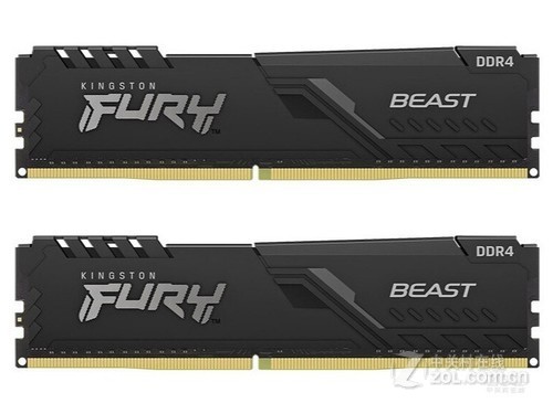 金士顿FURY Beast 64GB（2×32GB）DDR4 3200（KF432C16BBK2/64）评测文章