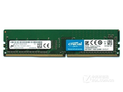 英睿达低电压8GB DDR4 2400（CT8G4DFS824A）评测文章