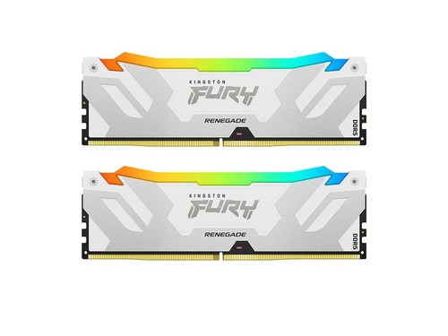 金士顿FURY 叛逆者Renegade DDR5 6800 32GB(16GBx2) 白色RGB款