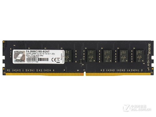 芝奇8GB DDR4 2666（F4-2666C19S-8GNT）评测文章