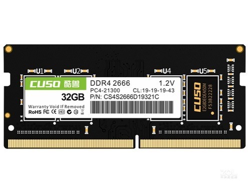 酷兽32GB DDR4 2666（笔记本）