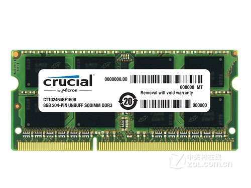 英睿达8GB DDR3 1600（CT102464BF160B）评测文章