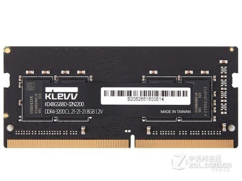 科赋8GB DDR4 3200（笔记本）评测文章