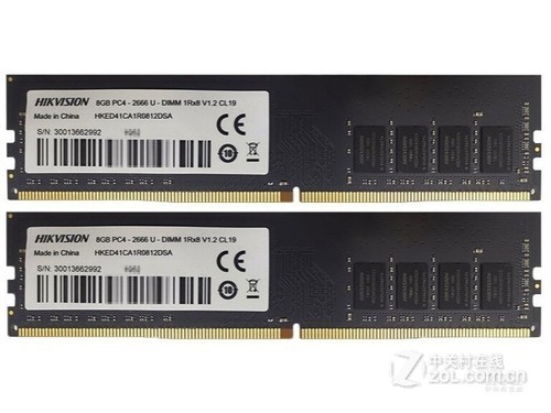 海康威视32GB（2×16GB）DDR4 2666（台式机）