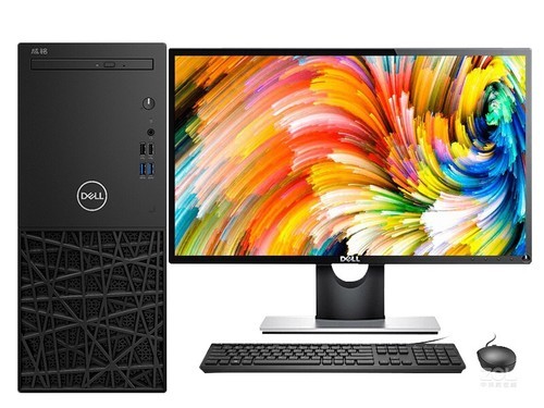 戴尔成铭 3980MT(i3 8100/4GB/1TB/集显/21.5LCD)