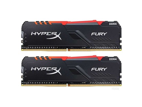 金士顿骇客神条FURY 16GB DDR4 3733 RGB（HX437C19FB3AK2/16）