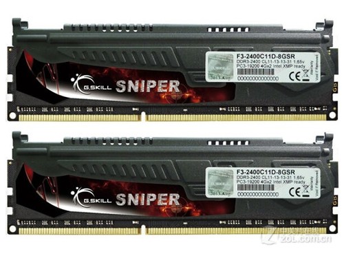 芝奇狙击手Sniper 8GB DDR3 2400（F3-2400C11D-8GSR）评测文章