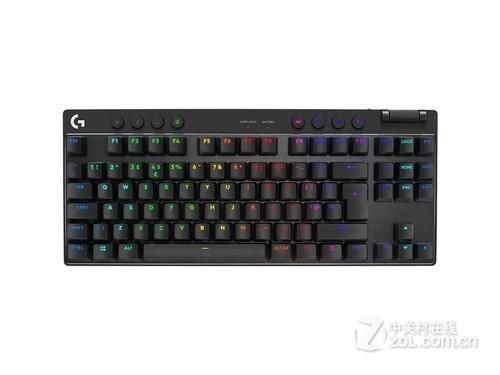 Logitech（罗技）Pro X TKL LIGHTSPEED无线机械游戏键盘 GX-L机械红轴