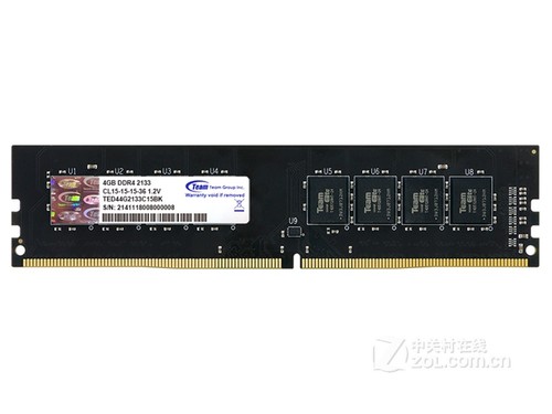 Team 4GB DDR4 2133（TED44G2133C15BK）评测文章