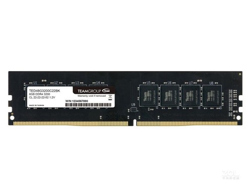 Team Elite 8GB DDR4 3200评测文章