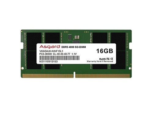 阿斯加特A系列 16GB DDR5 4800