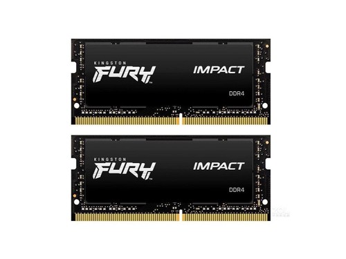 金士顿FURY Impact 32GB（2×16GB）DDR4 2666（HX426S15IB2K2/32）