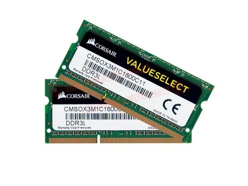 USCorsair（美商海盗船）笔记本ddr3l 1600 8g(4g×2) 8g（4g×2条）评测文章