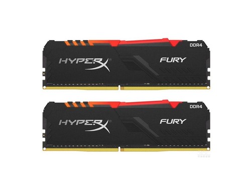 金士顿骇客神条FURY 16GB（2×8GB） DDR4 2666 RGB（HX426C16FB3AK2/16）