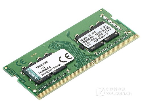 金士顿低电压版 8GB DDR4 2400（KVR24S17S8/8）