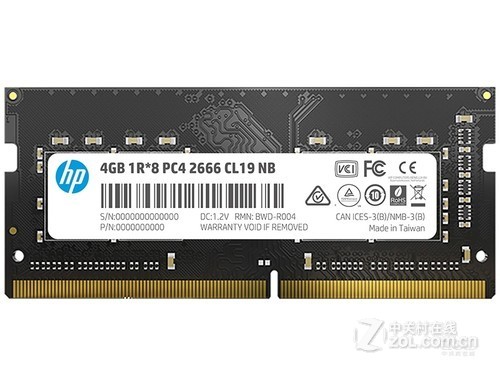 HP S1 4GB DDR4 2666评测文章